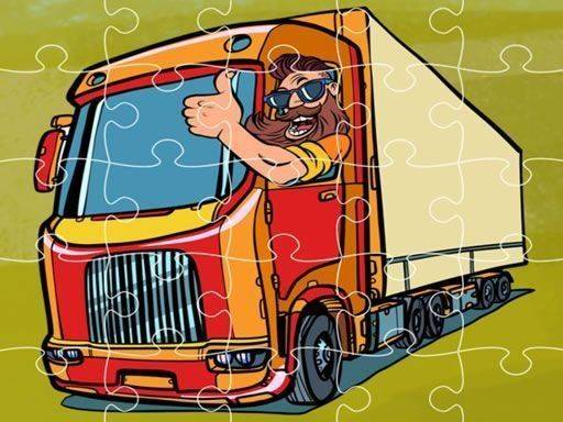 Semi Truck Picture Puzzle