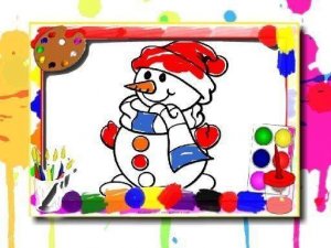 Snowy Scene Color Studio