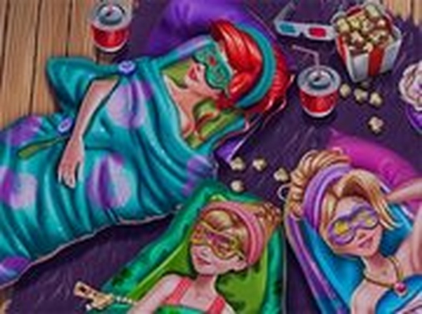 Princess Sleepover Room Decor
