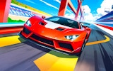 Car Racing - Sky Race: Arcade Driving Game