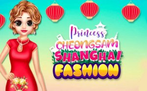 Princess Cheongsam Shanghai Fashion Dress Up Online Game