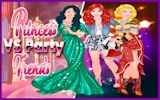 Princesses vs Party Trends: Fashion Makeover Online Game