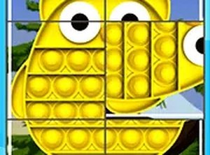 Owl Pop It Rotate Puzzle Game