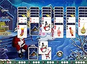 Santa Tripeaks Solitaire Online Game