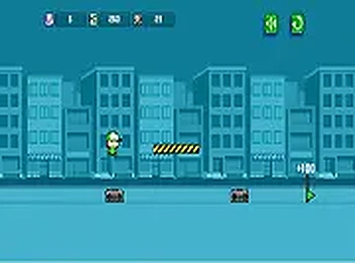 Free Runner Jumping Arcade Game