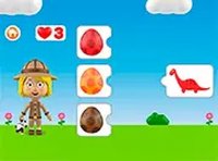 World of Alice: Dino Colors Educational Puzzle Game