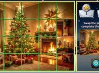 Holiday Tile Swap Puzzle Game